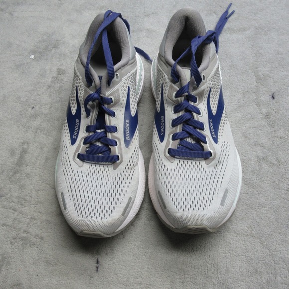 Brooks Women Running Shoes 7 B White Adrenaline GTS 22 Lightweight LIGHTLY USED - Picture 2 of 15
